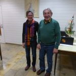 20170217-hauptversammlung-jubilare-k Karl Rixinger (re.) wurde für 40 Jahe Mitgliedschaft geehrt und Christa Häusser (li.) kam stellvertretend für ihren Mann Rolf Häusser, er wude für 25 Jahre Mitgliedschaft geehrt.  Die weiteren Jubilare waren nicht anwesend